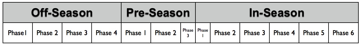 Baseball Strength Training Phases